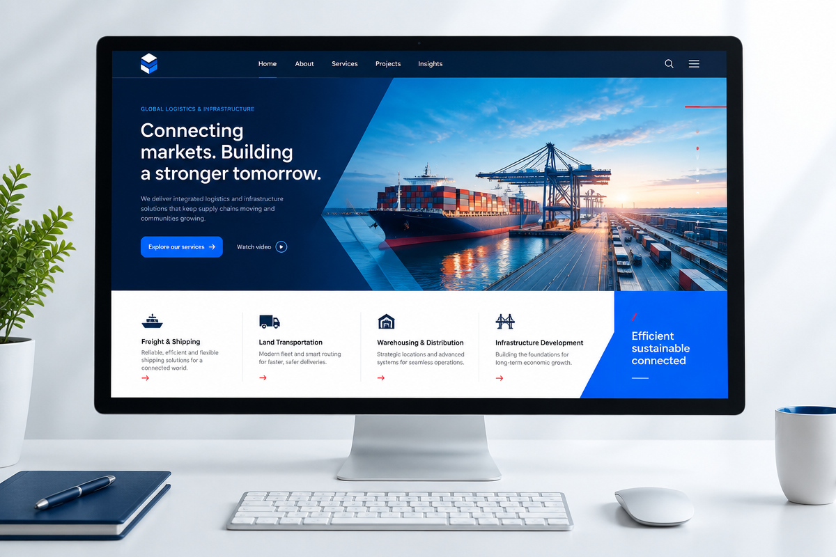 Northstar Logistics website preview